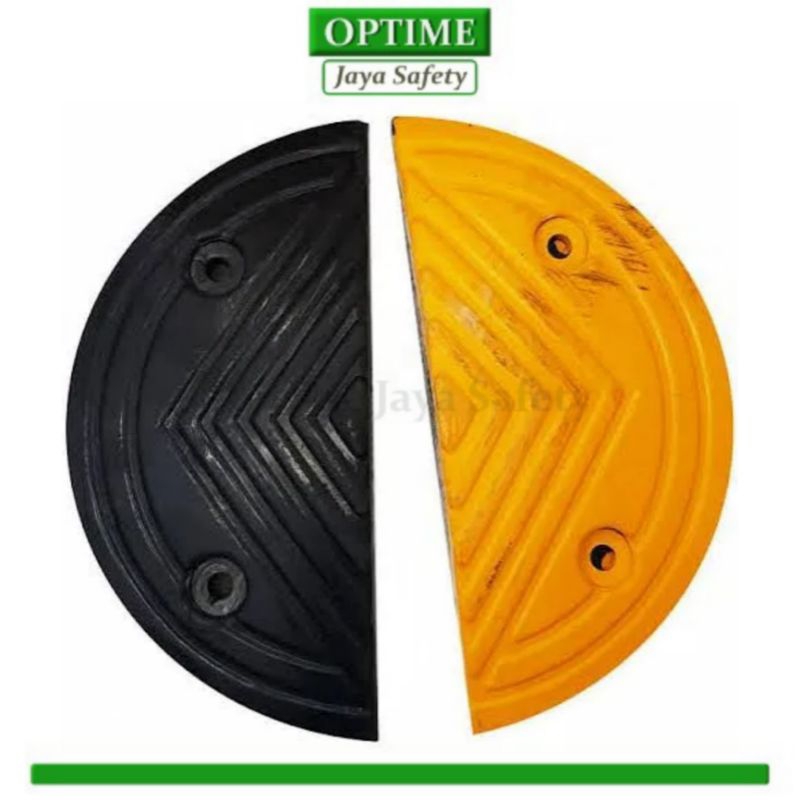 Rubber End Cap Speed Bump / Police Sleeping End Cap