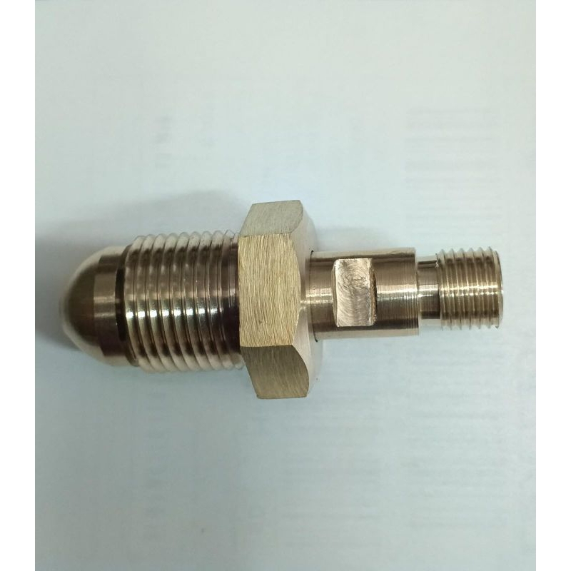 BRASS NEPEL 1/4 NPT THREAD