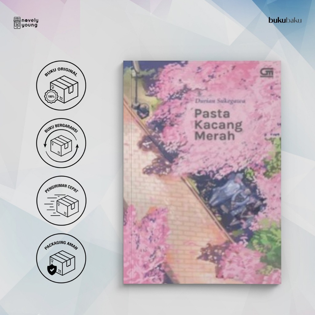 MERAH Red Bean Paste Book - Sukegawa Durian - GPU - ค่าธรรมเนียมบรรจุฟรี