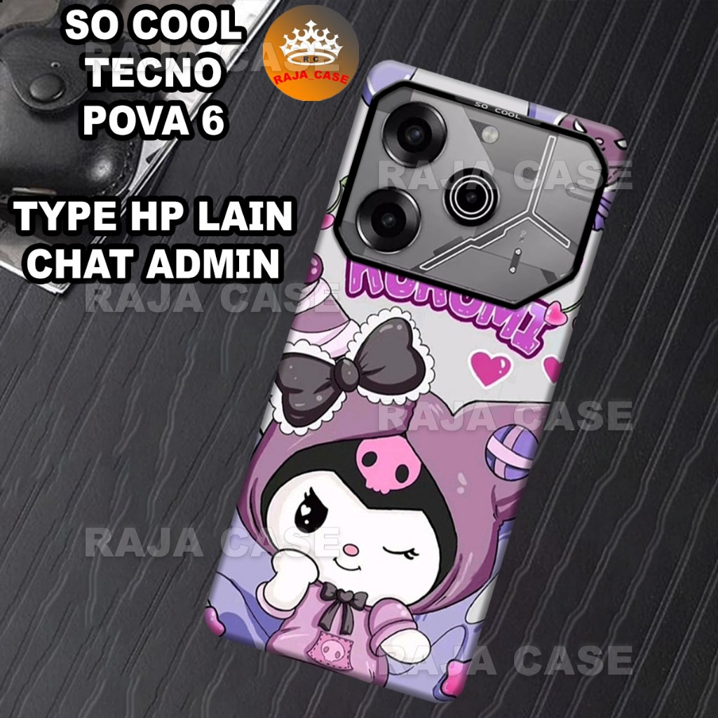 (RC5) เคสใหม่ล่าสุด SO COOL HP TECNO POVA 6 CASING/SILIKON CASE PROTECTIVE HP MOTIF สําหรับ GIRLS AL