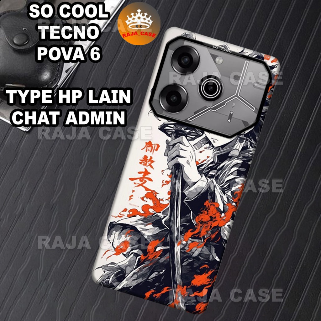 (RC34) เคส SO COOL HP TECNO POVA 6 ใหม่ล่าสุด CASING/SILICONE CASE PROTECTIVE HP MOTIVE สําหรับ GUYS