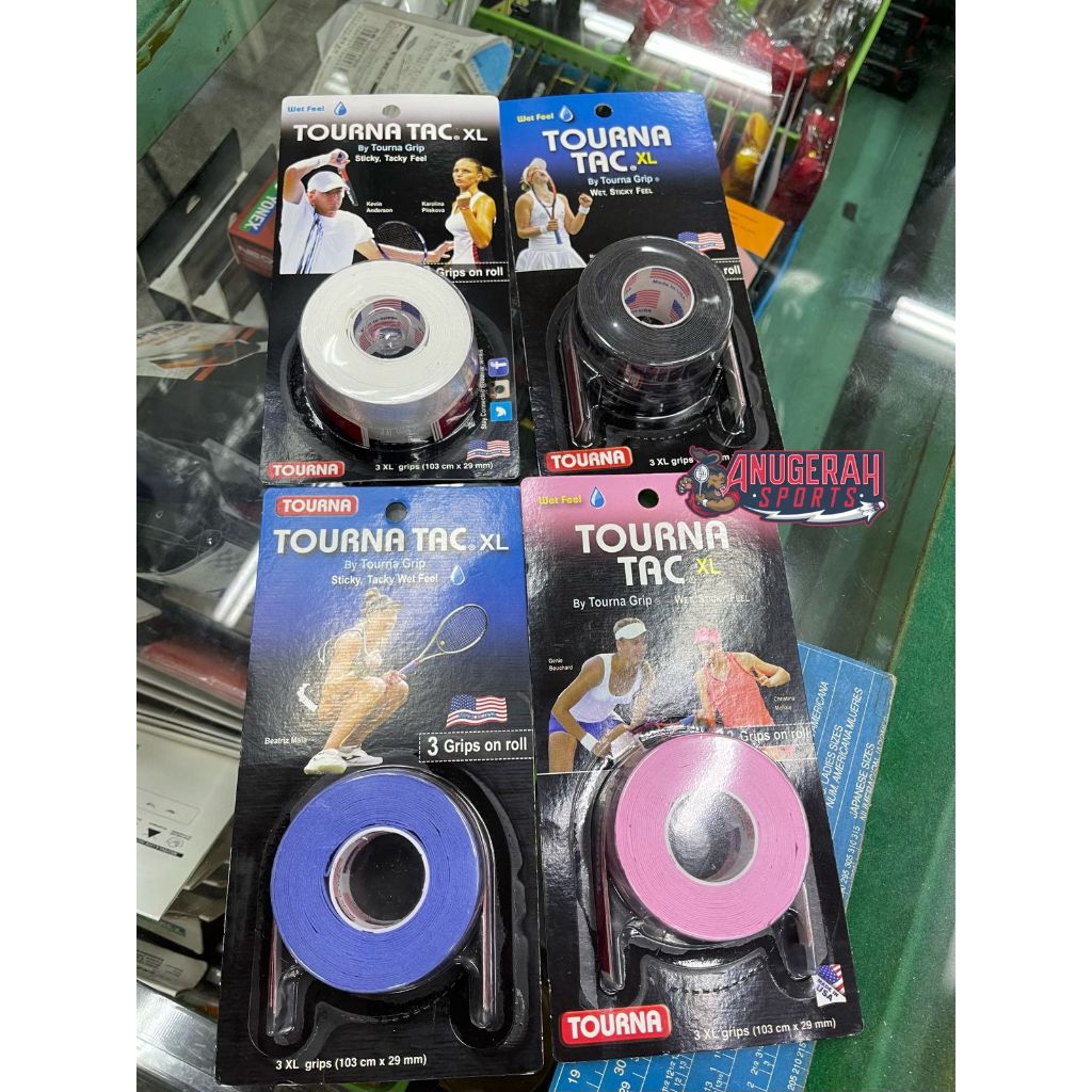 TOURNA TAC XL ด้ามจับไม้เทนนิส / Tacky Sticky Wet Feel Tennis Grip TOURNA TAC ORIGINAL