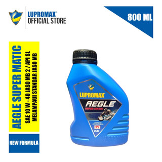 Oli Motor Matic Lupromax Aegle Super Matic 10W-40 800ml - Tingkatkan Performa Mesin