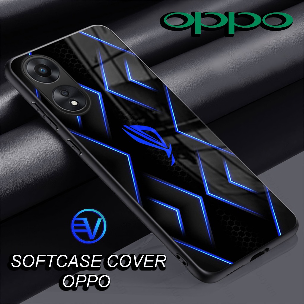 [ GT02 ROG ] Oppo Glossy Softcase (A3X)(A3PRO 5G)(A60)(A16)(A17)(A17K)(A18)(A38 4G)(A58 4G )(A53/A92
