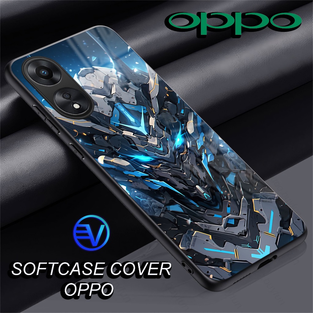 [ GT09 GUNDAM] Oppo Glossy Softcase (A3X)(A3PRO 5G)(A60)(A16)(A17)(A17K)(A18)(A38 4G)(A58 4G )(A53/A