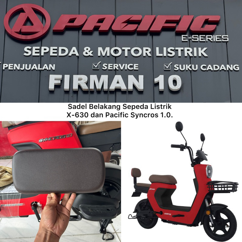 Exotic X-630 และPACIFIC SYNCROS 1.0 ETC ELECTRIC BIKE REAR SADEL