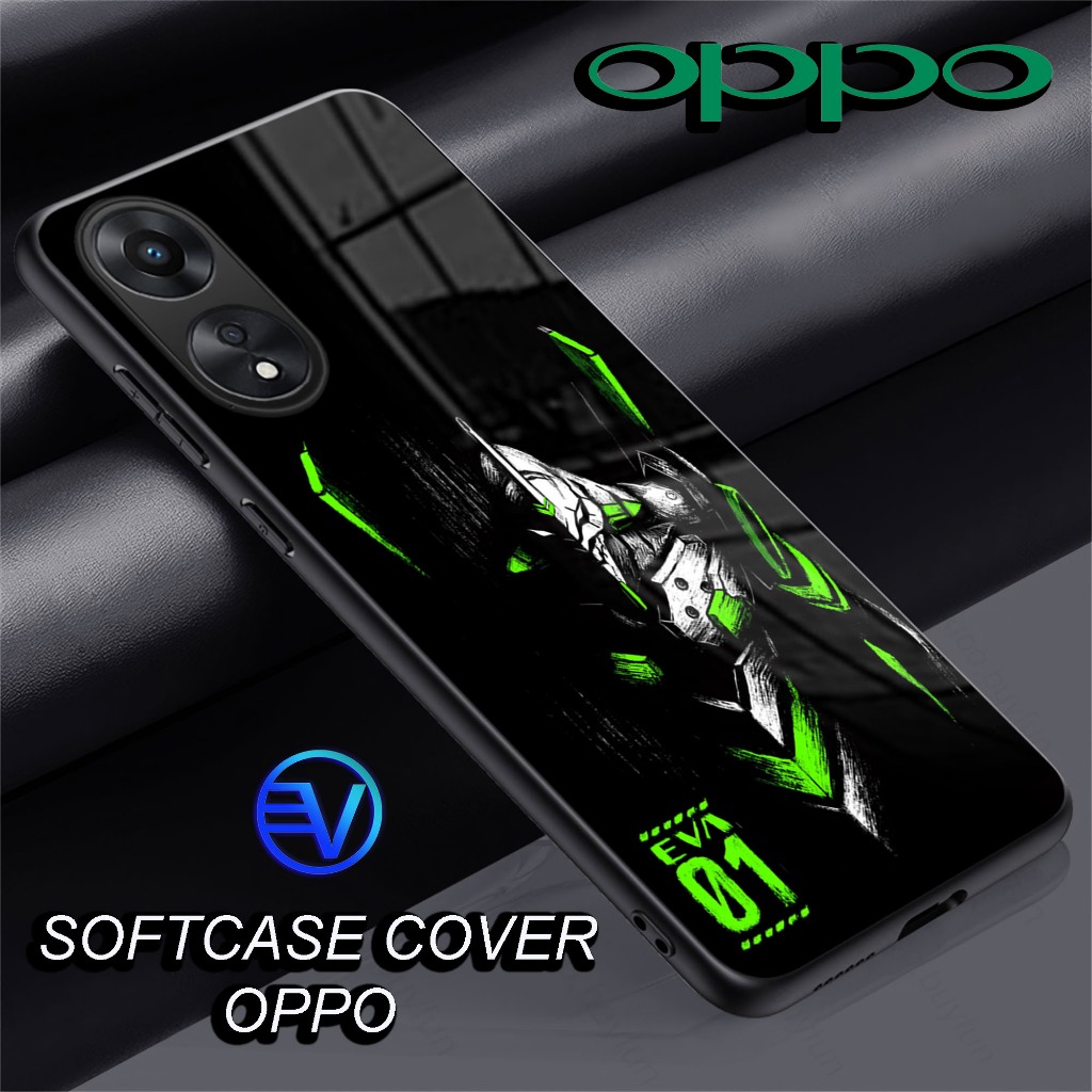 [ GT43 EVANGELION ] Oppo Glossy Softcase (A3X)(A3PRO 5G)(A60)(A16)(A17)(A17K)(A18)(A38 4G)(A58 4G )(