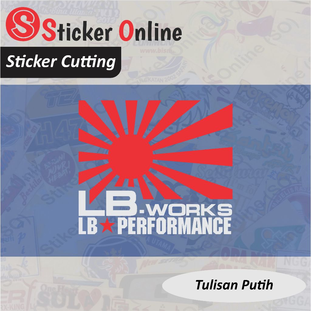 LIberty Walk JDM สติ๊กเกอร์ | สติ๊กเกอร์แต่งรถมอเตอร์ไซค์ Liberty Walk JDM