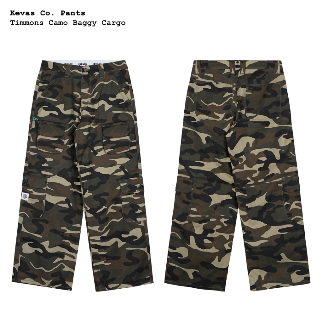 กางเกงคาร์โก้ Kevas Timmons Camo Baggy