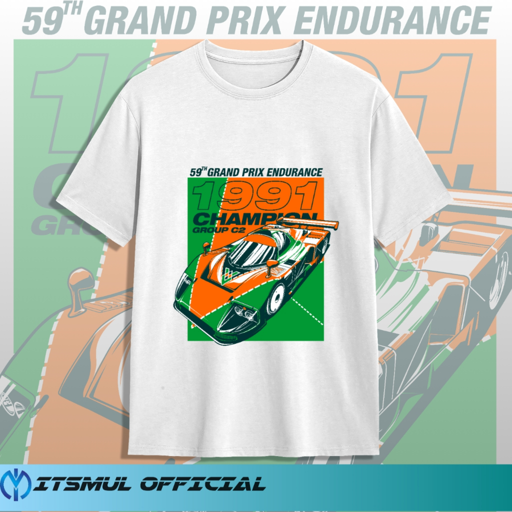 KATUN 1991 Champion Racing Automotive Car T-Shirt IM03(4) 24s Combed Cotton