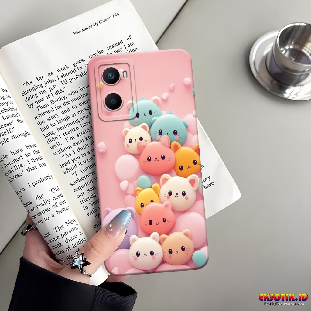 เคสOppo A96 - เคสOppo A96 - เคสแฟชั่น - Oppo A96 Silicone - Cool and Cute Motips - Oppo A96 Softcase