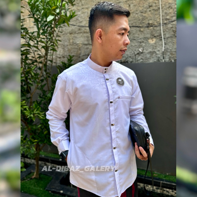 Kemko sultan embossed Original เสื้อเชิ้ตผู้ชาย koko แขนยาว jaguar premium