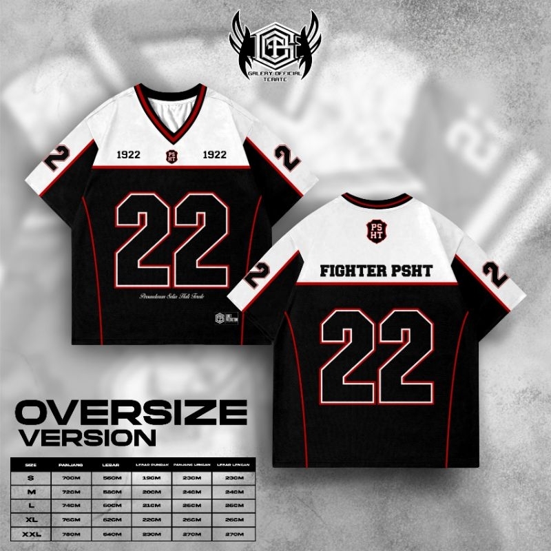 TERATE 1922 OVER SIZE JERSEY // FULLPRINT PSHT JERSEY // LATEST PSHT JERSEY // PREMIUM JERSEY