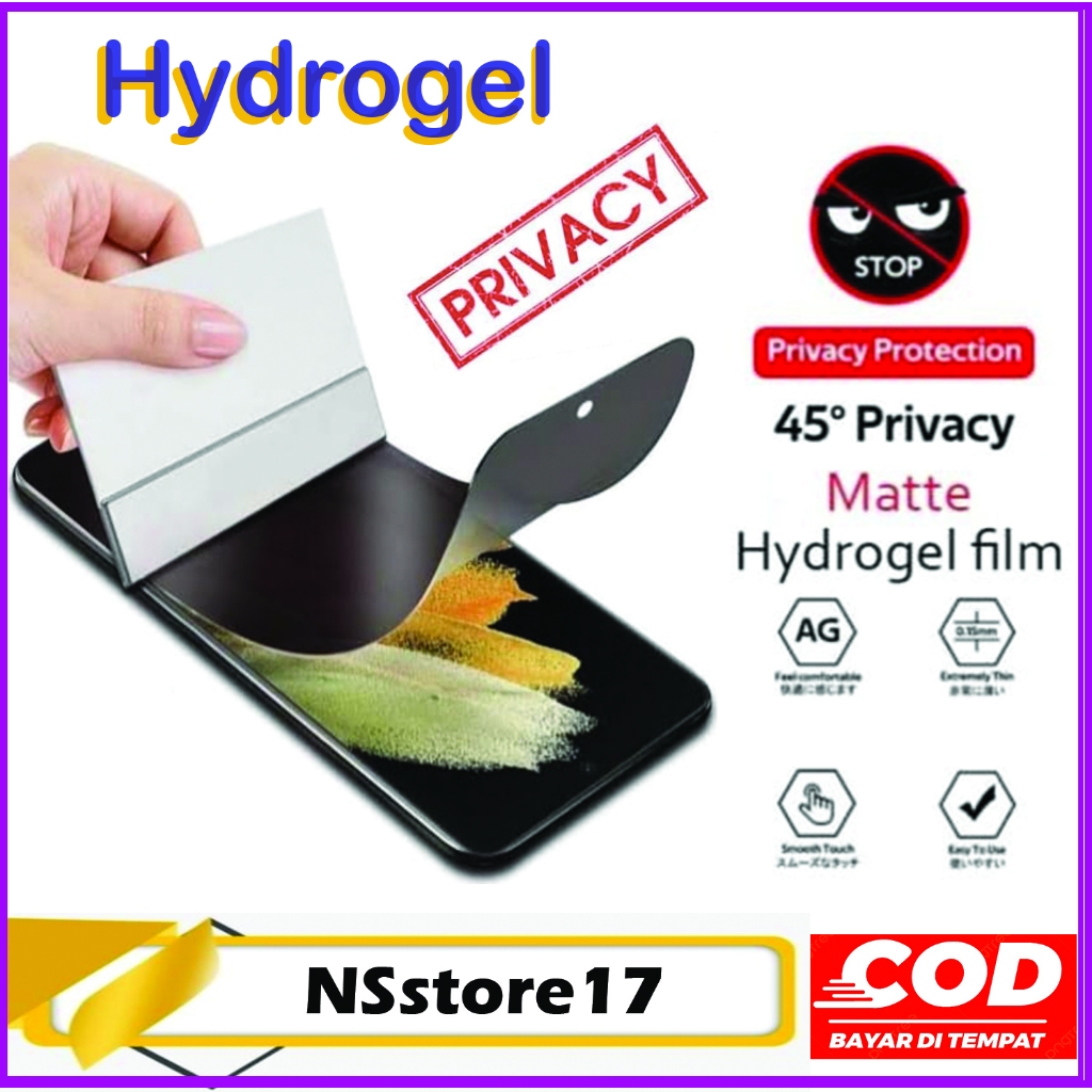 Anti Scratch HYDROGEL ANTI SPY MATTE Xiaomi REDMI GO S2 Y2 Y3 2 2s 3 3 PRO 4 4 PRIME 4A 4X 5 5A 5 + 