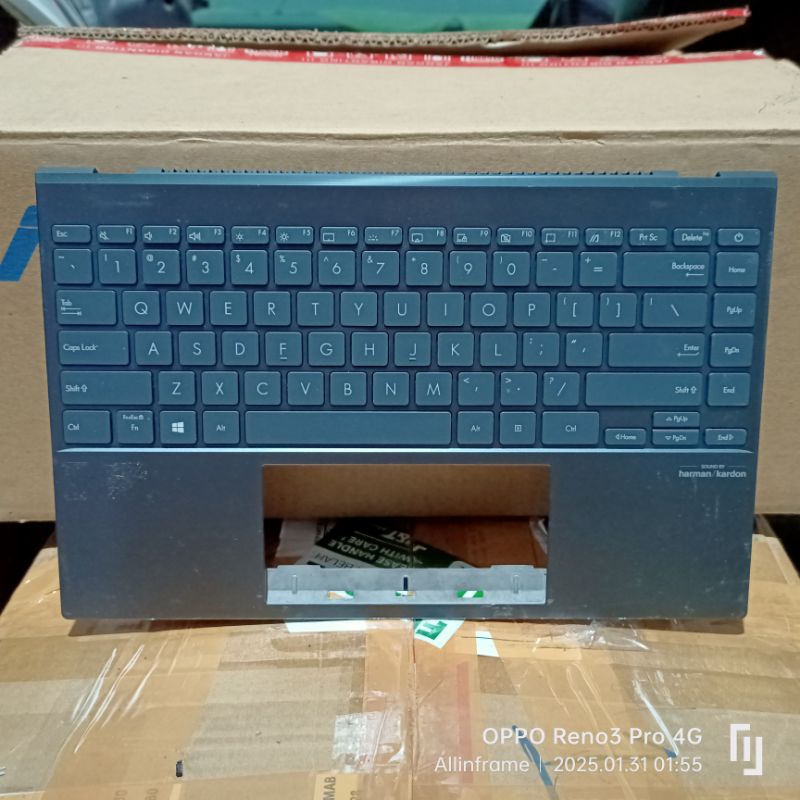 Asus ZenBook 14 UX425 UX425J UX425JA UX425E UX425EA U4700 แป้นพิมพ์แล็ปท็อปกรอบ