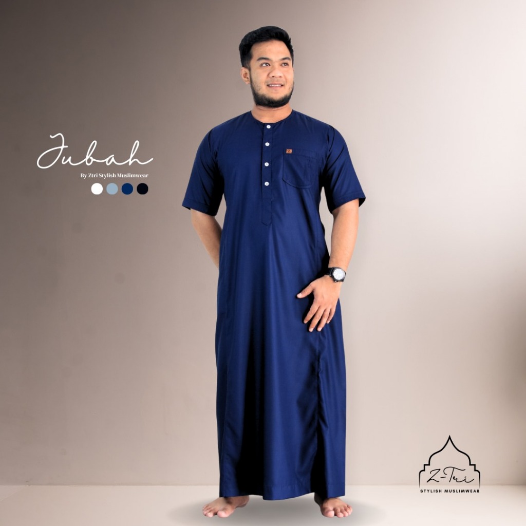 ใหม่ล่าสุดผู้ชาย Gamis ล่าสุด Gamis เสื้อผ้าอิสลามสําหรับผู้ชาย Modern Elegant Robes Trend Robes