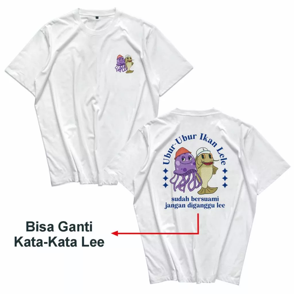 เสื้อยืดแมงกะพรุนปลาดุกมีกตัญญูทํา Not Distincu Lee (เปลี่ยนคํา Lee, เขียนใน Lee Notes)/เสื้อยืดล่าส