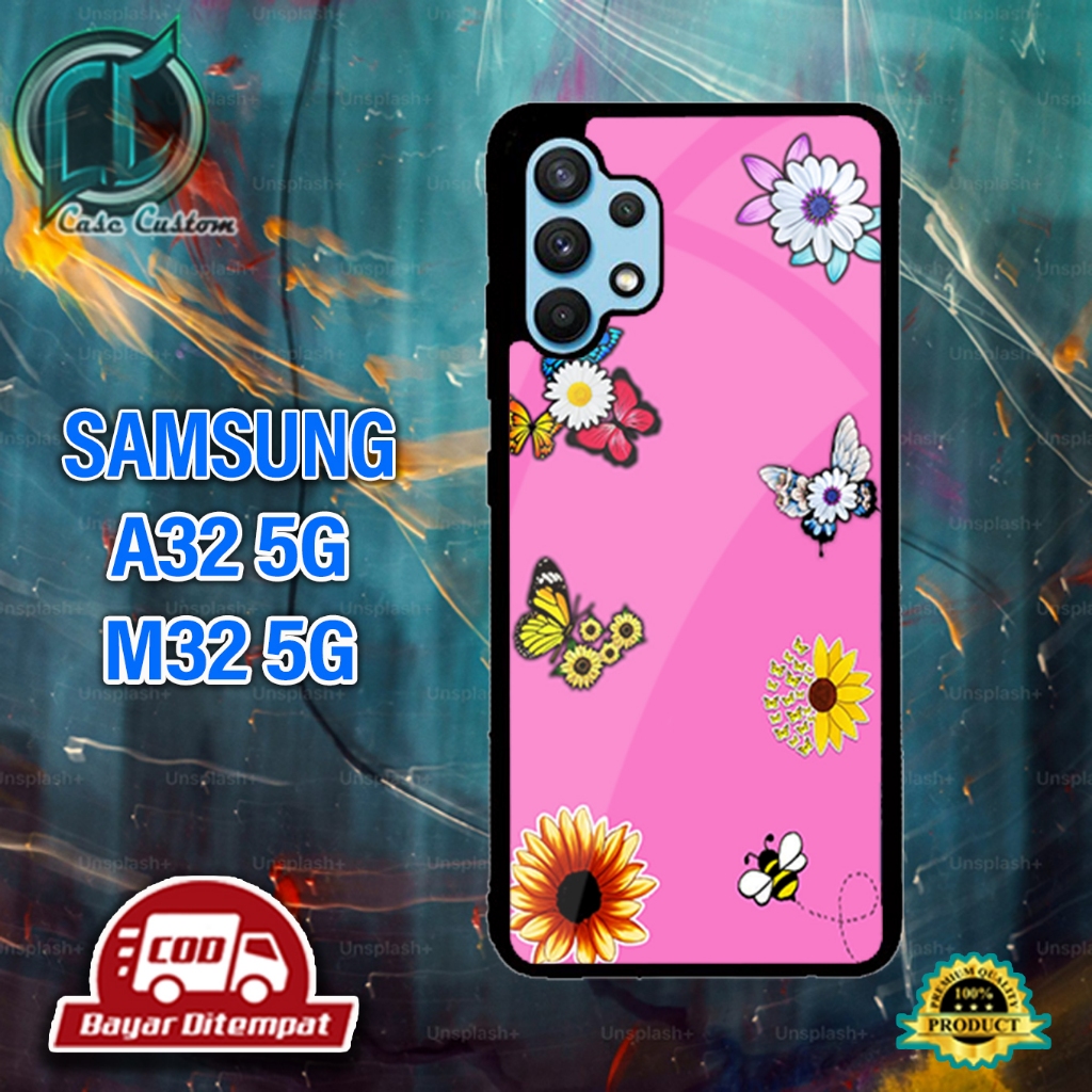 เคส HP SAMSUNG A32 5G/M32 5G ใช้งานได้สําหรับโทรศัพท์ทุกประเภท ยัง _เคสเงาล่าสุด _เคสแบบกําหนดเอง_Ha