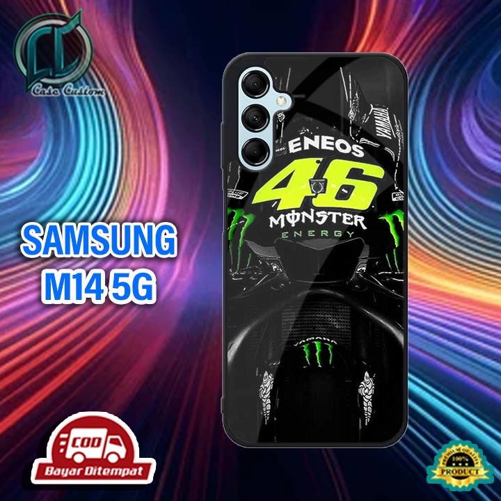เคส HP SAMSUNG M14 5G ใช้ได้กับโทรศัพท์ทุกประเภท ยัง _เคสเงาล่าสุด _เคสแบบกําหนดเอง_Hardcase 2D Glos