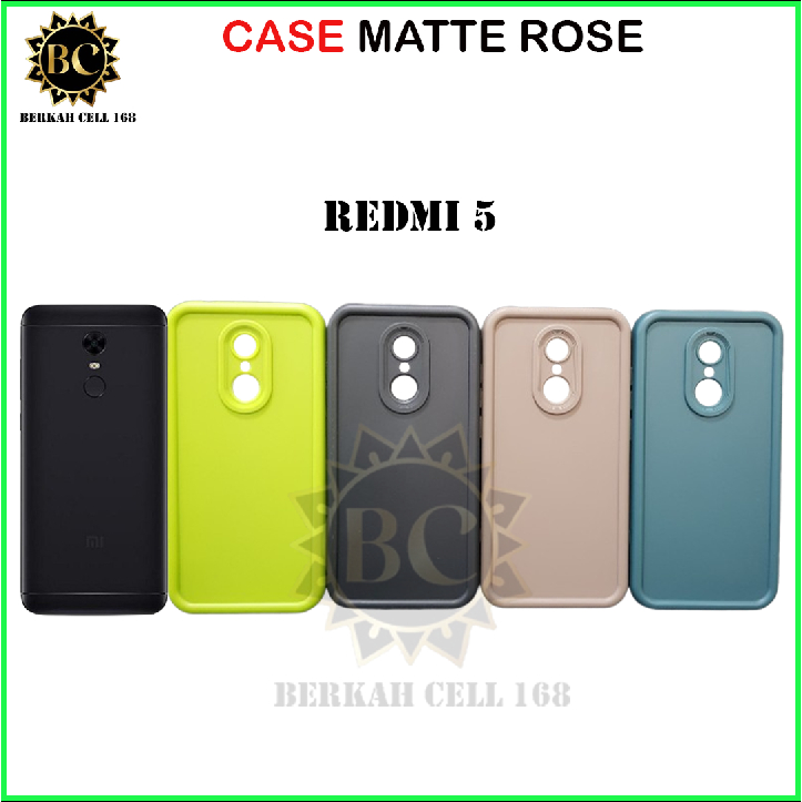 BCR168- CASE MATTE ROSE REDMI 5 5A GO PRO MI A2 LITE 7 7A 8 8A PRO 9 9A9C 10A 9T 10 4G 5G 12C 11A 13