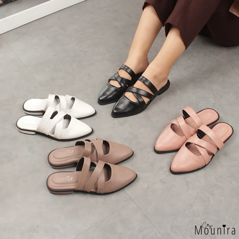 GOLIA Mule Shoes สําหรับผู้หญิง By Ceisya Mounira