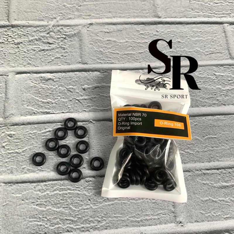 Sil oring NBR 106 / Sil oring ขนาด od 9.66 mm id 4.42mm หนา 2.62mm