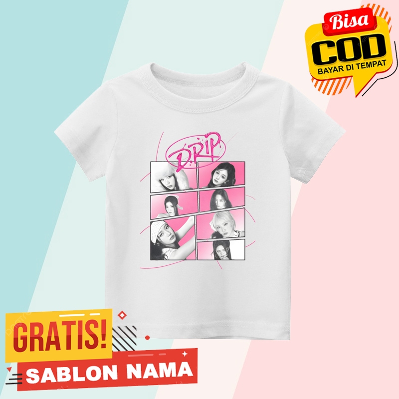 เสื้อยืด BabyMonster Drip สําหรับเด็กชายและเด็กหญิง