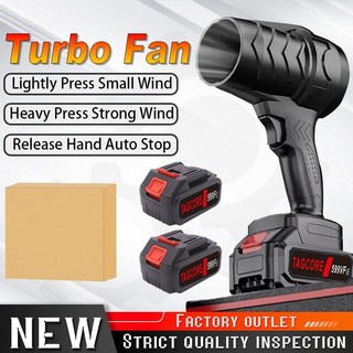 Mesin Blower Mini Portable Cordless Brushless Baterai 999VF Jet Fan Turbo Blower Angin