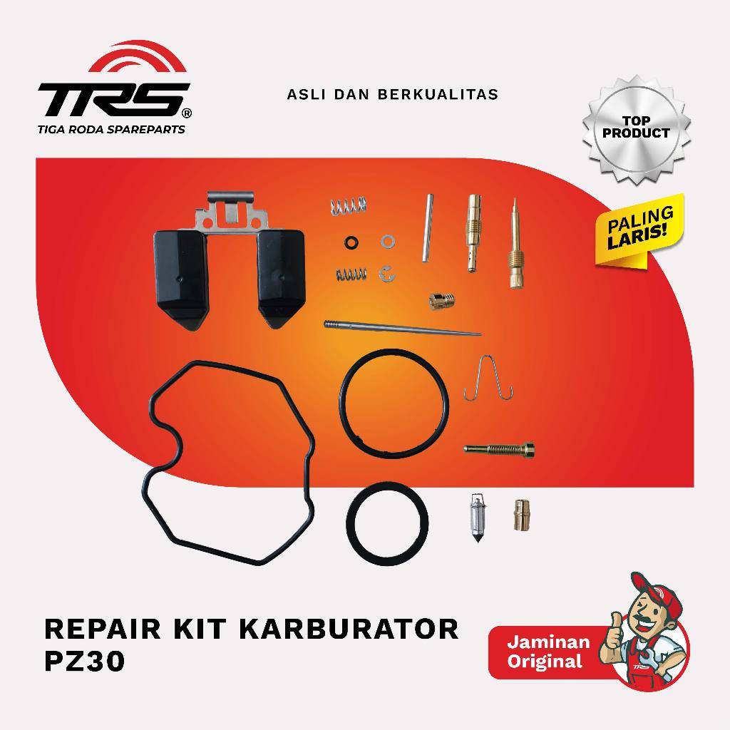 TRS ชุดซ่อมคาร์บูเรเตอร์ PZ30 Pz30 PZ 30 Pz 30 สามรองเท้าส้นสูงรถจักรยานยนต์ Viar Karya 150cc 200cc 