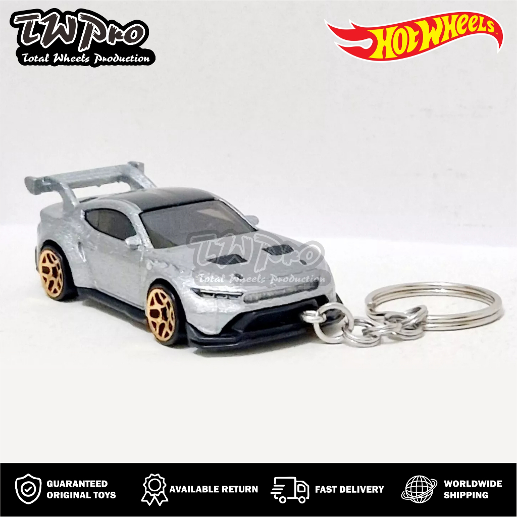 GANTUNGAN HOT WHEELS 2025 FORD MUSTANG GTD KEYCHAIN - KEYRING - KEYCHAIN - CUSTOM - TOTAL WHEELS