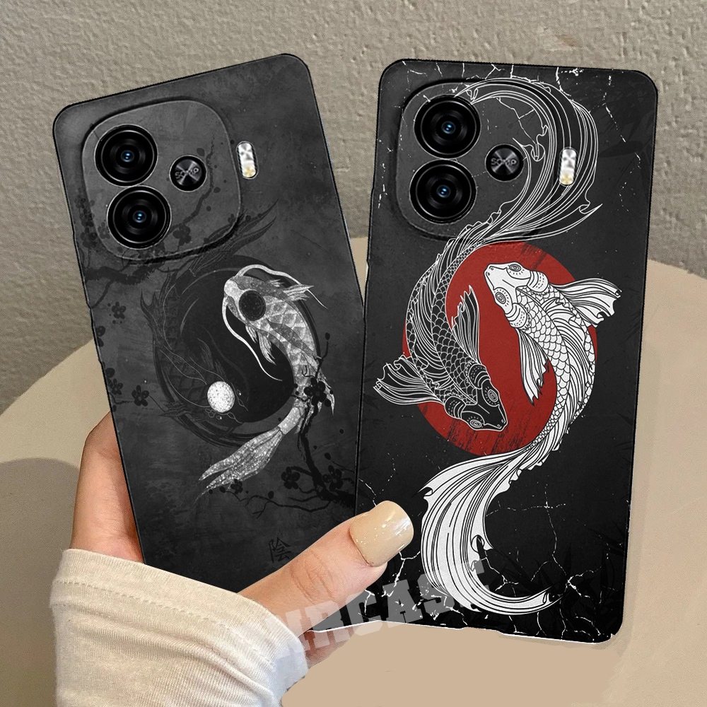 เคส Vivo IQOO Z9 Z7X Z9X Y21 Y15S Y01 V17 PRO V19 Y12 Y15 Y17 Y18 Y03 ญี่ปุ่น Motif การพิมพ์ Softcase ซิลิโคนโทรศัพท์มือถือฝาครอบป้องกัน - BNR - NB12