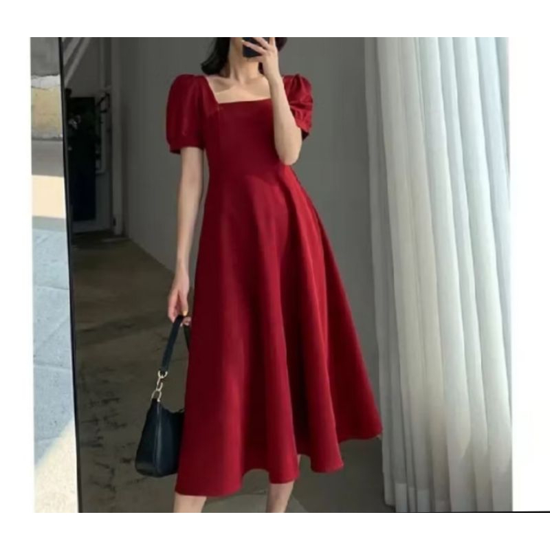 Aina Long Dress จัมโบ้ //วัสดุผ้าซาติน ไซส์ S-XXXXL