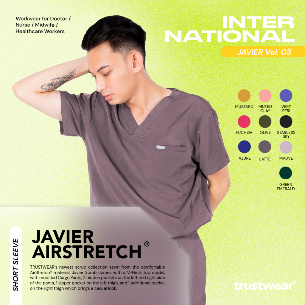 [สครับ Javier] Doctors Scrub/ชุด OKA OK Nurse/Doctor Short Sleeve III [ส่งออก]