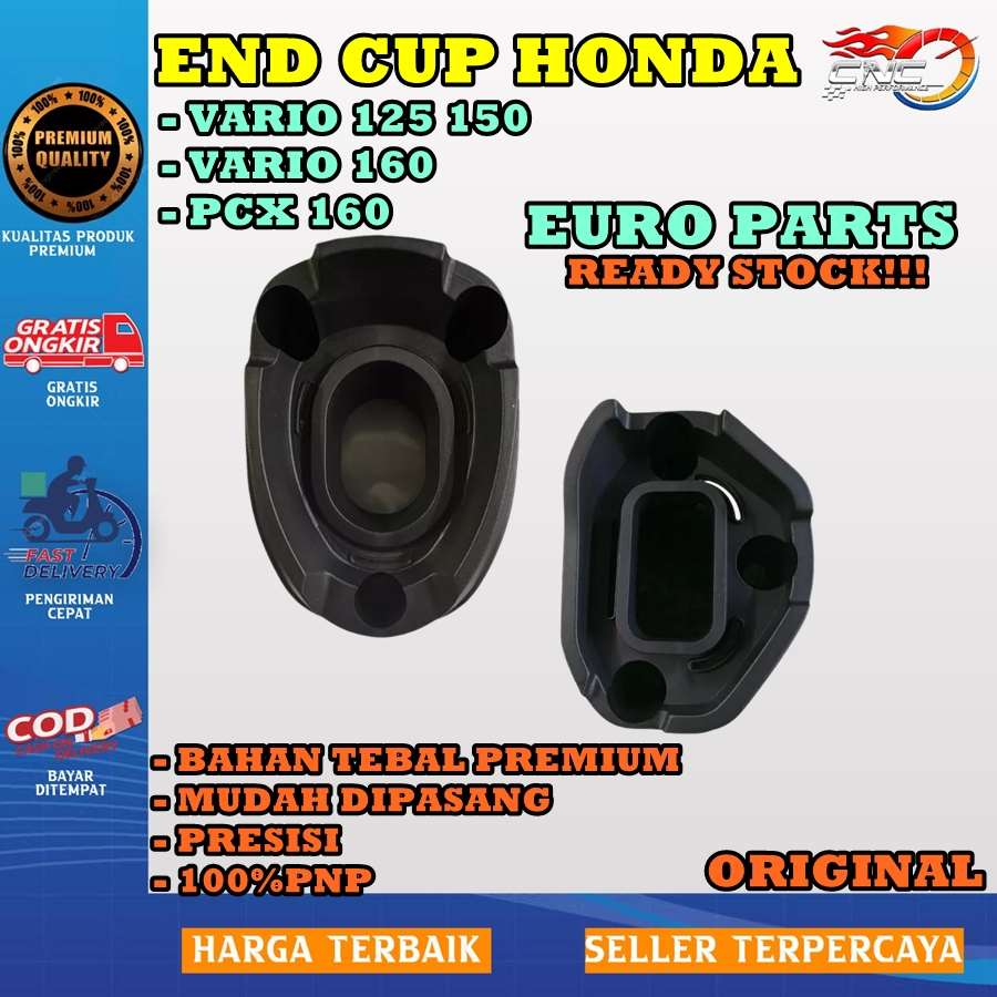 EXHAUST COVER ENDCUP MUFFLER EXHAUST FUNNEL VARIO 125 150 PCX 160 VARIO 160 CBS ABS EURO PARTS