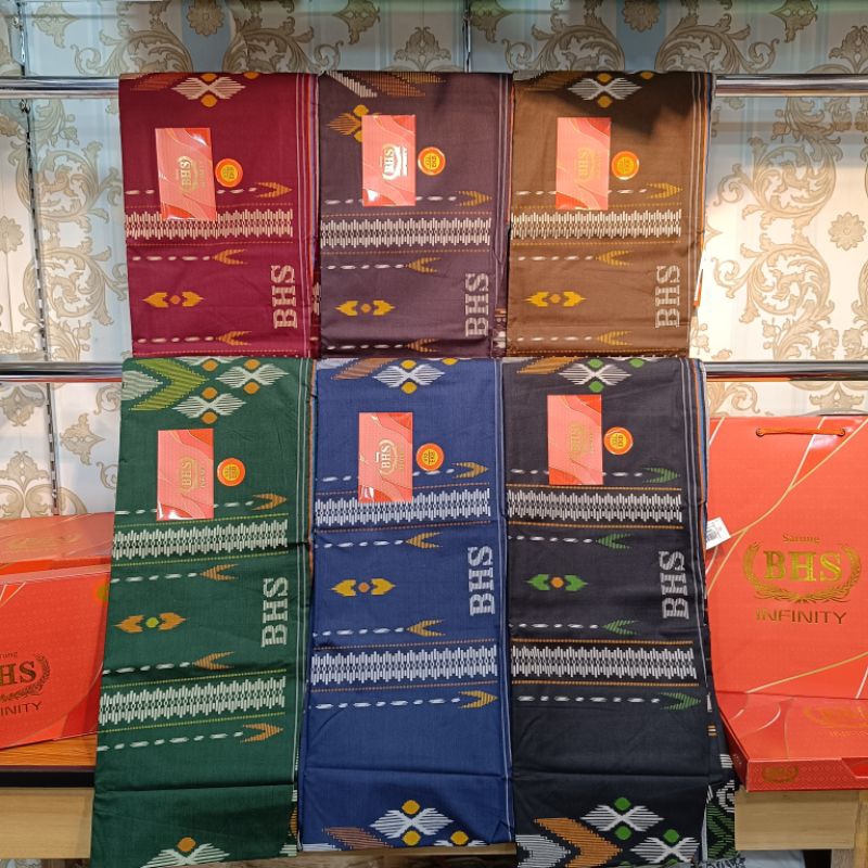 BHS Infinity Gold Sarong ผ้าซิ่น BHS ดั้งเดิม