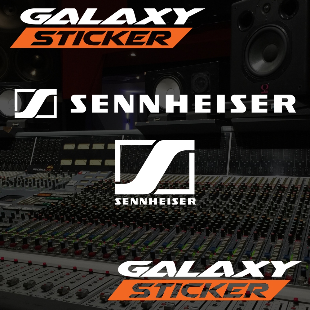 SENNHEISER สติ๊กเกอร์ตัด กล่องฮาร์ดเคส เครื่องเสียง เซนไฮเซอร์ สติ๊กเกอร์เสียง เครื่องดนตรี ลําโพง โลโก้ เซนไฮเซอร์