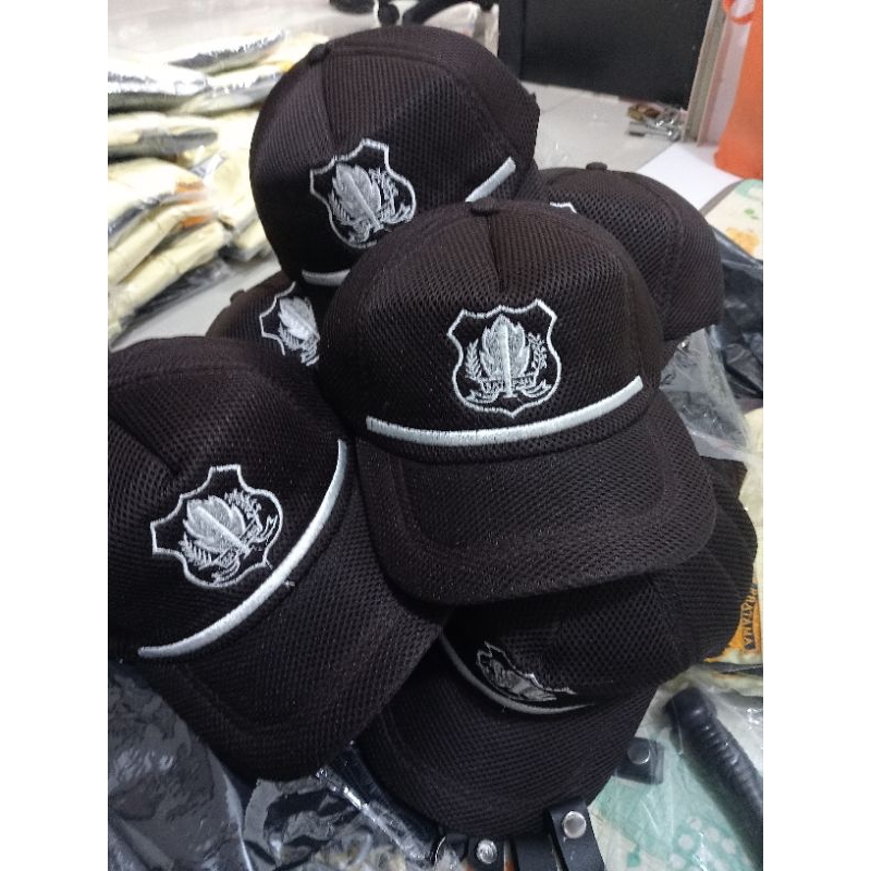 DOUBLE MASK SAPAM HAT LOGO LIST SECURITY หมวกผู้หญิง LIST