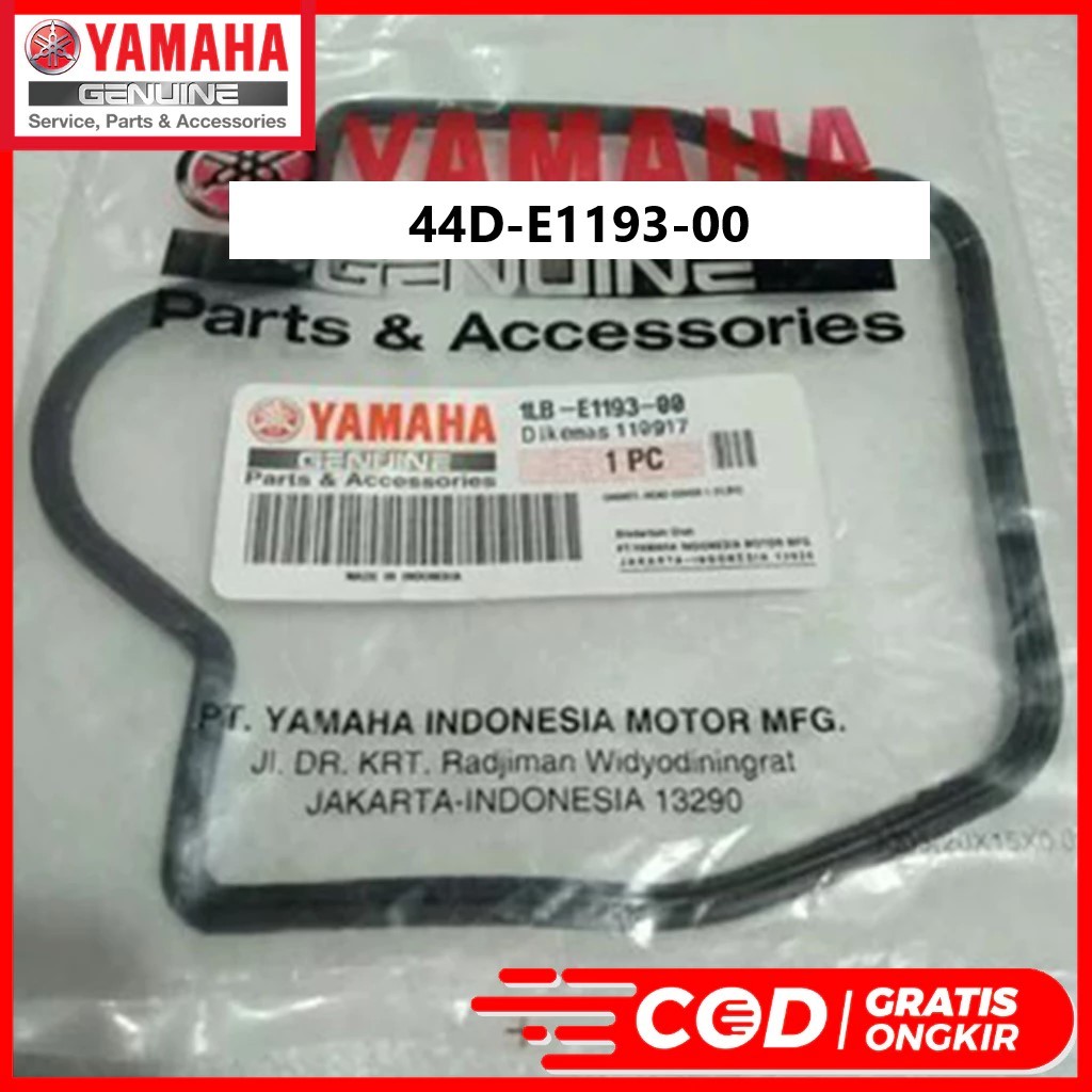 หัวยาง GASKET HEAD COVER XEON RC 125 ใหม่ XEON GT 125 AEROX GT 125 YAMAHA 44D 1LB-E1193-00