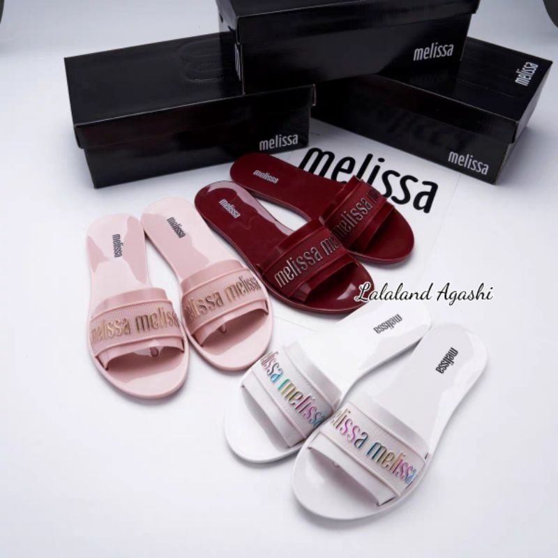 Melissa mlover slide II Ad รองเท้าแตะ/รองเท้าแตะ Melissa/รองเท้าแตะเยลลี่ผู้หญิง
