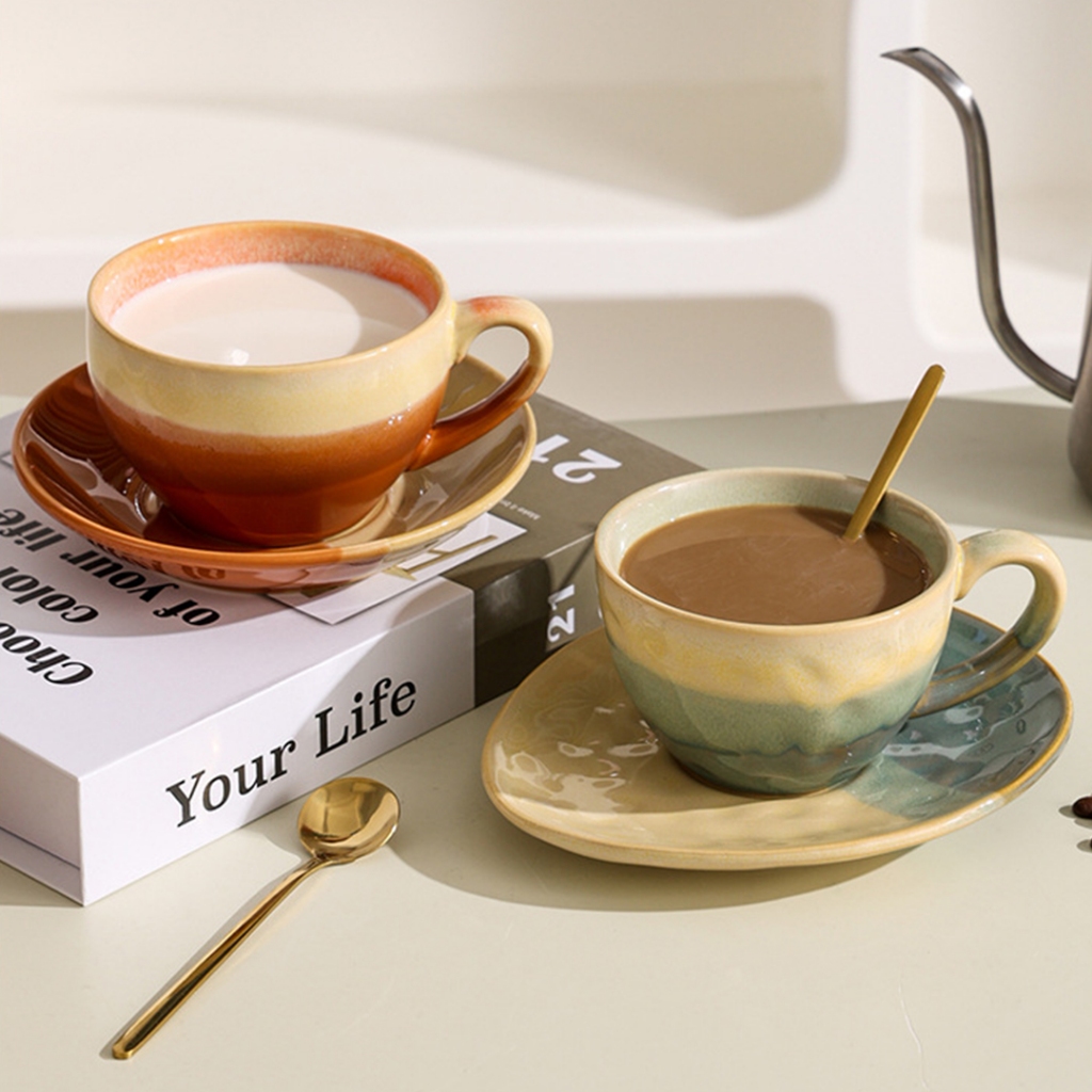 Unique Motif Coffee & tea Cup/Colamia Cup and Saucer Set 250ml