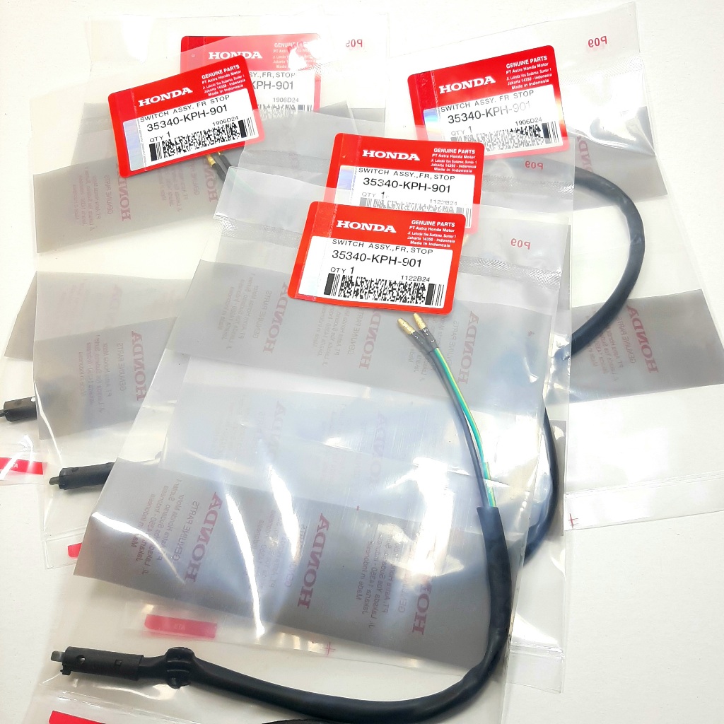 สวิตช์เบรคหลังซ้าย Assy หยุดด้านหน้า charisma Beat Esp Scoopy Vario 125 Spacy 35340 KPH 901