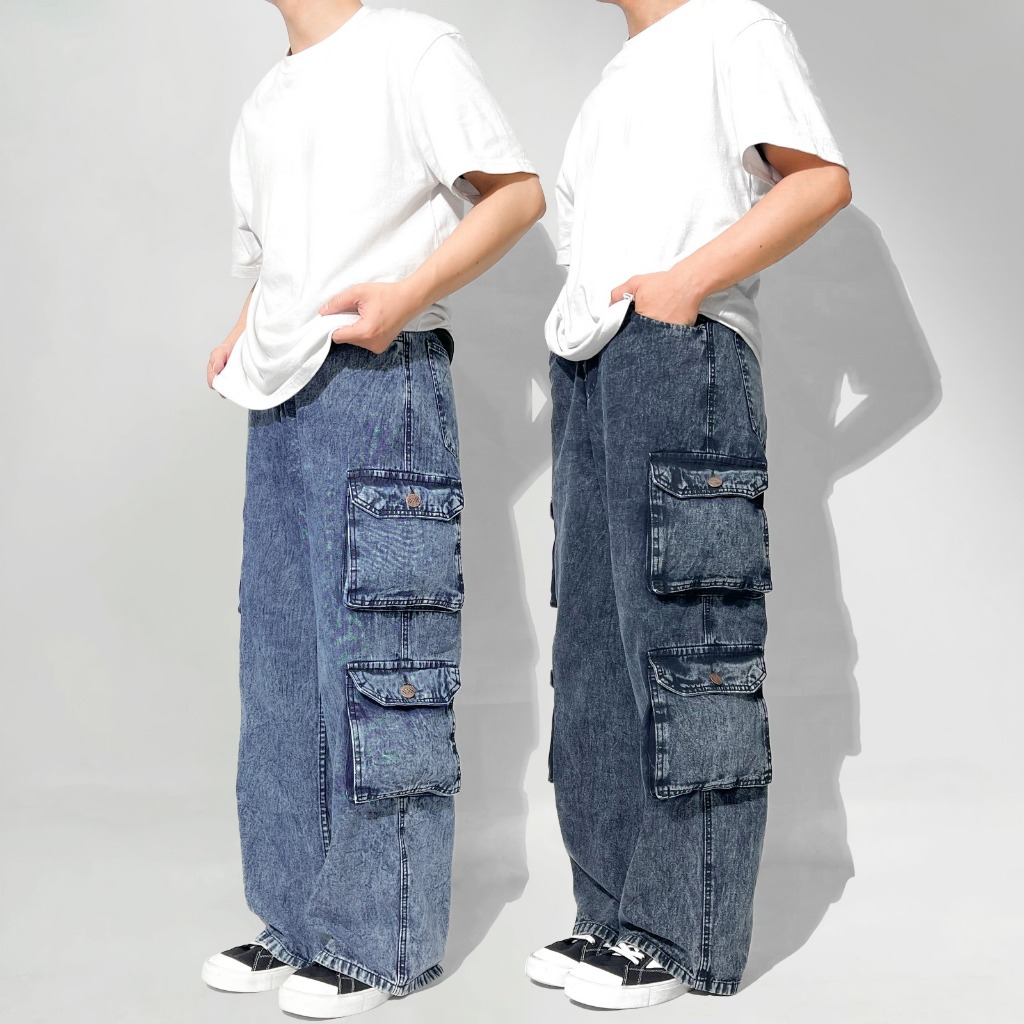 " เล่ม 3 " LONGPANT CARGO JEANS / MENS CARGO JEANS TROUSERS