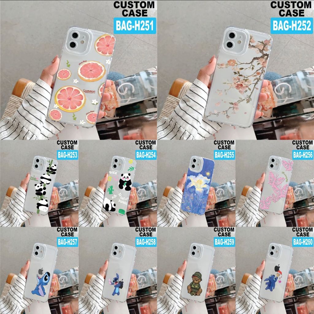Realme C2 /C1 /12 Plus/12 Pro Plus /11 PRO / 10 /10 PRO /9/9i /9 Pro PLUS Case image BAG รหัส H251-H
