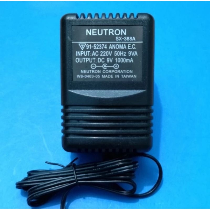 NEUTRON 9v-1000MA อะแดปเตอร์หม้อแปลงยี่ห้อเสถียร