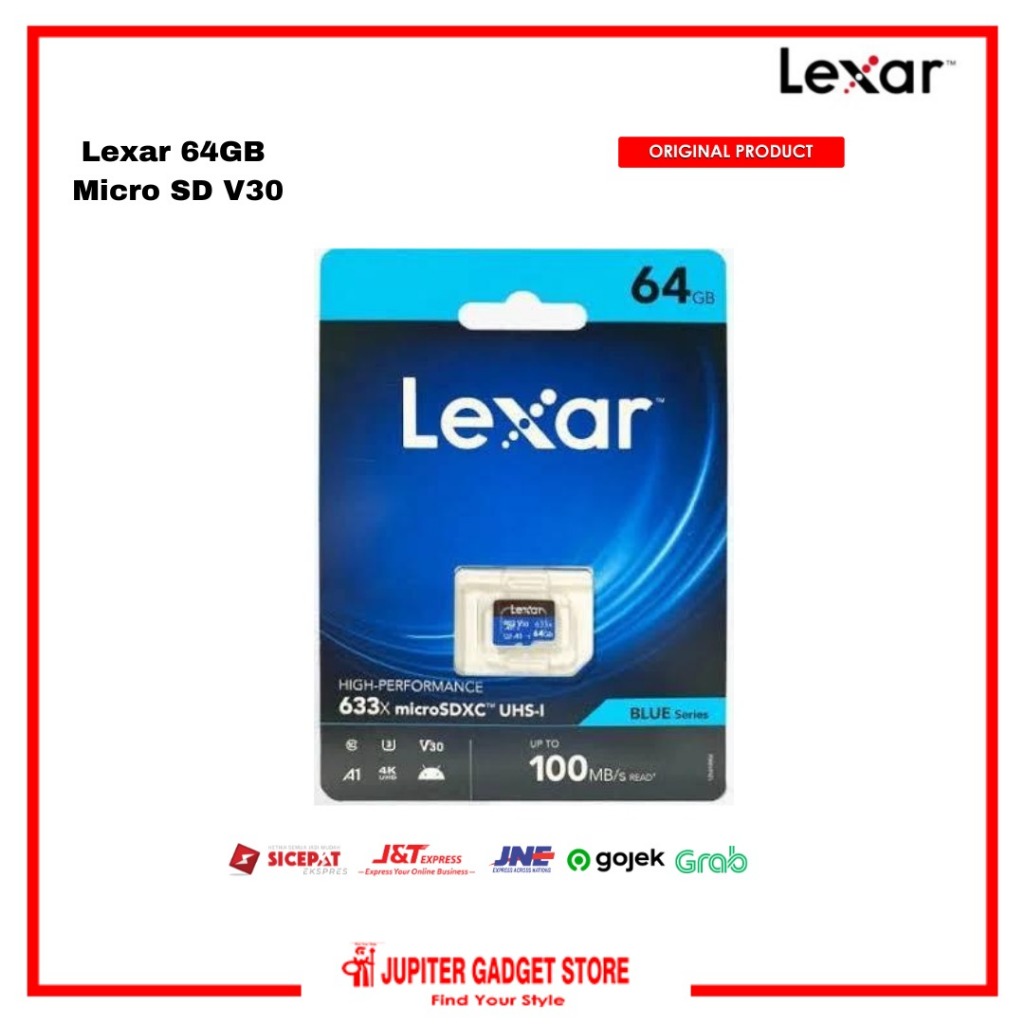 Lexar High Performance 633x MicroSDXC UHS-I 64GB - micro SD 64 GB