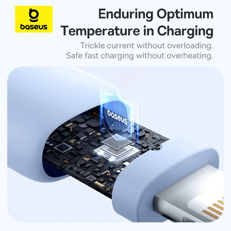 สายชาร์จ Baseus Silky Data Cable 100W Type-C 1M 2M thumbnail 5