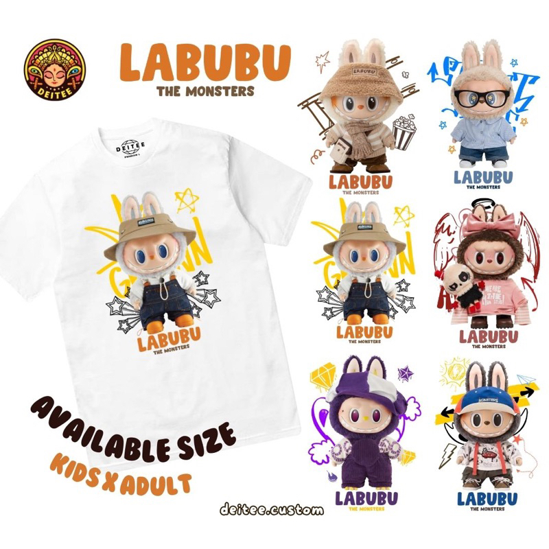 เสื้อยืด สําหรับเด็ก/ผู้ใหญ่ LABUBU 2 | กําหนดการที่กําหนดเอง