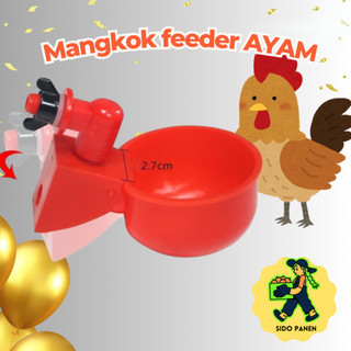 Nipel nipple mangkok tempat minum merpati bebek ayam burung otomatis di ember 1 mangkok