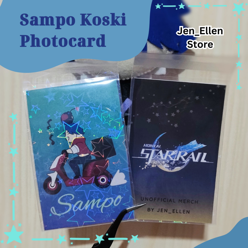 Sampo Shampoo Koski Phone Case Photocard [Honkai Star Rail HSR Fanmerch] อะนิเมะเกม merch