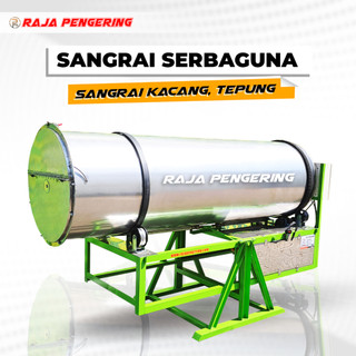 Mesin Roasting Sangrai Stainless Food Grade - Kacang Kopi Biji Bijian Kapasitas Besar